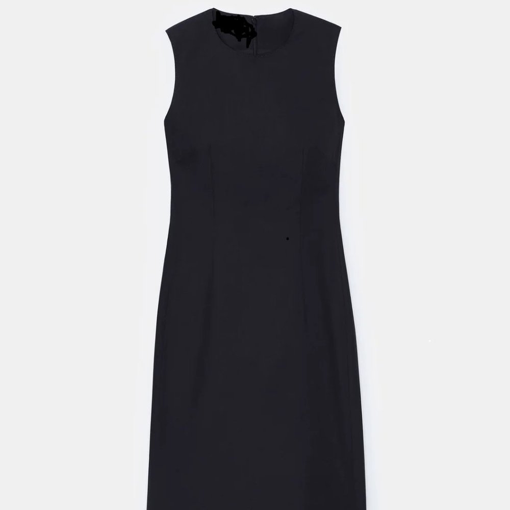 Jones&Co Stretch (Jones New York) Vintage Black Sheath Dress, Size 6
